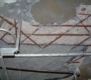 Exposed rebar patch